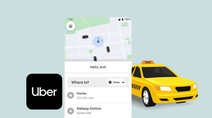 Uber Taxi APP Development