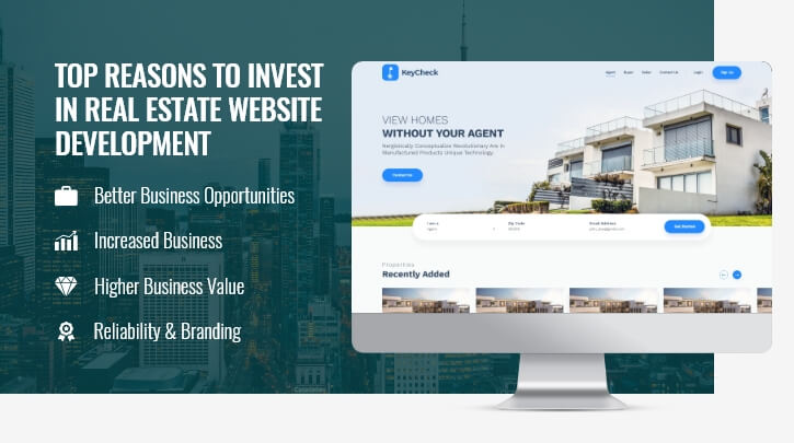 Invest Online for Real Estate Website Development 